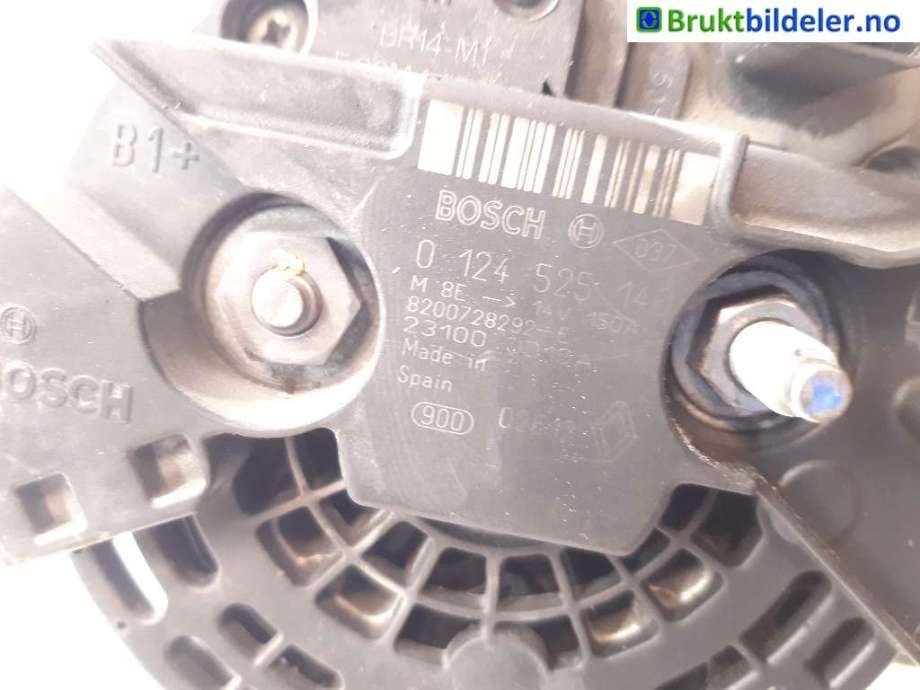 Dynamo til Nissan Qashqai 2010-2014 (Type I, Fase 2) (NISSAN|23100JD10A|0 124 525 140|)