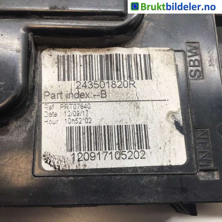 Sikringsboks til Opel Vivaro B 2014-2019 (OPEL|93452309||243501820R)