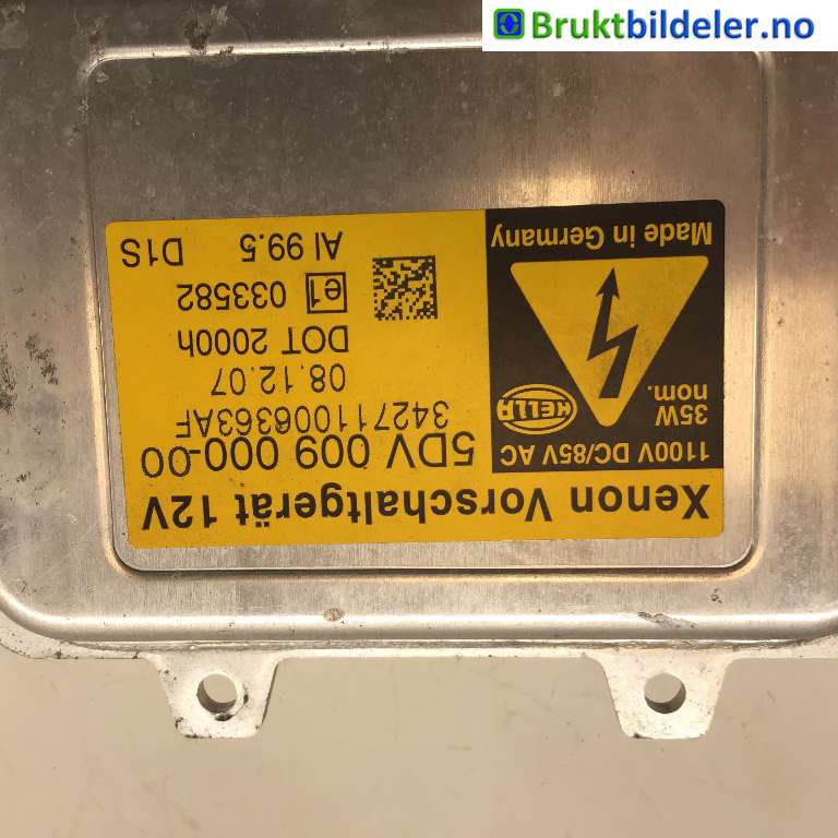 Styreenhet xenon/ballast til VW Tiguan 2007-2011 (Type I, Fase 1)  (VOLKSWAGEN|5M0 907 391|5DV 009 000-00|)