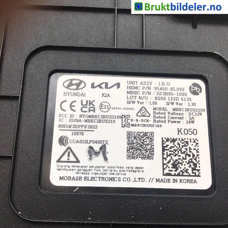 Styreenhet parkering til Hyundai Ioniq 6 2023-->>  (HYUNDAI|95400-KL050|3Z3B85-1000|)