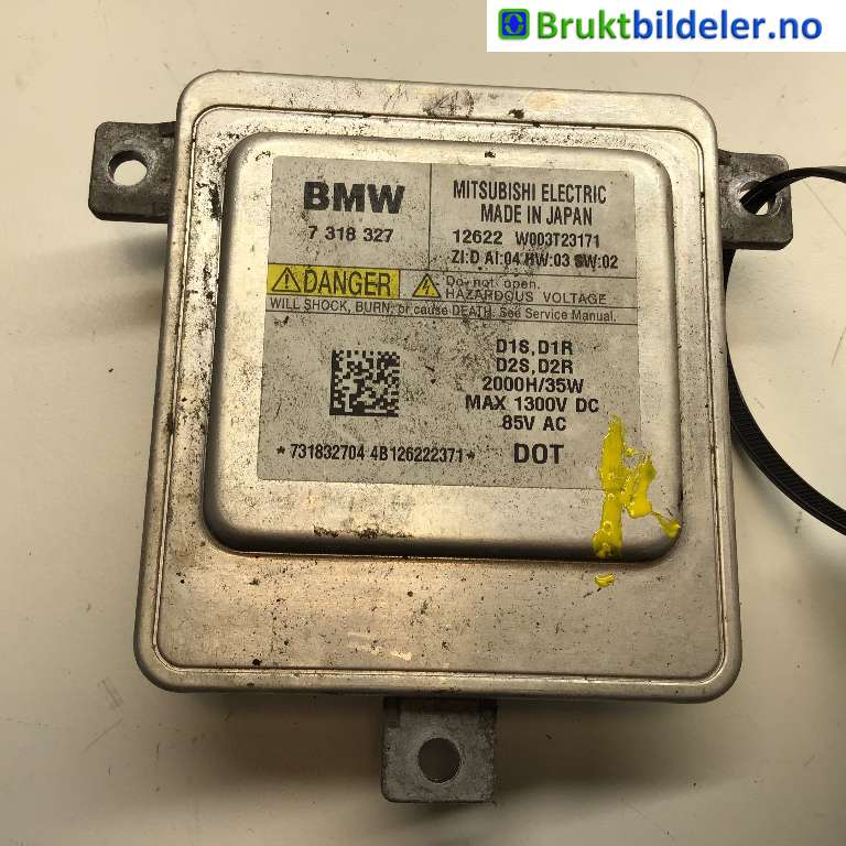 Styreenhet xenon/ballast til BMW 5-Serie 2010-2017 (F10/F11) (F10/F11) (BMW|7 318 327|W003T23171|)