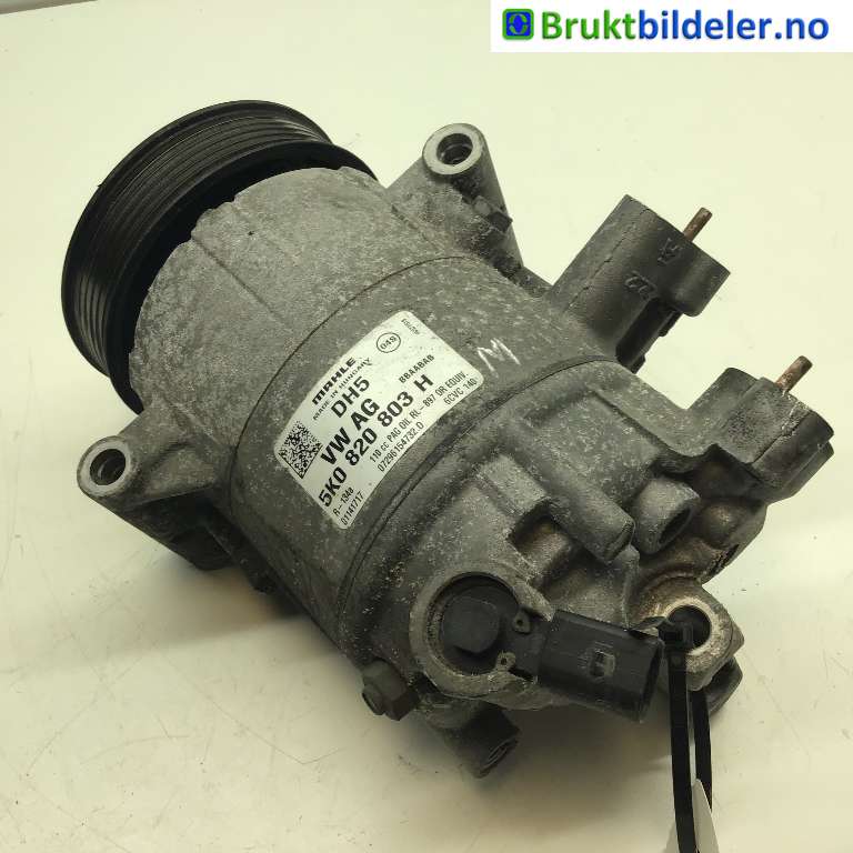 Aircondition kompressor til VW Tiguan, 2007-2011 (Type I, Fase 1)  (VOLKSWAGEN|5K0 820 803 H)