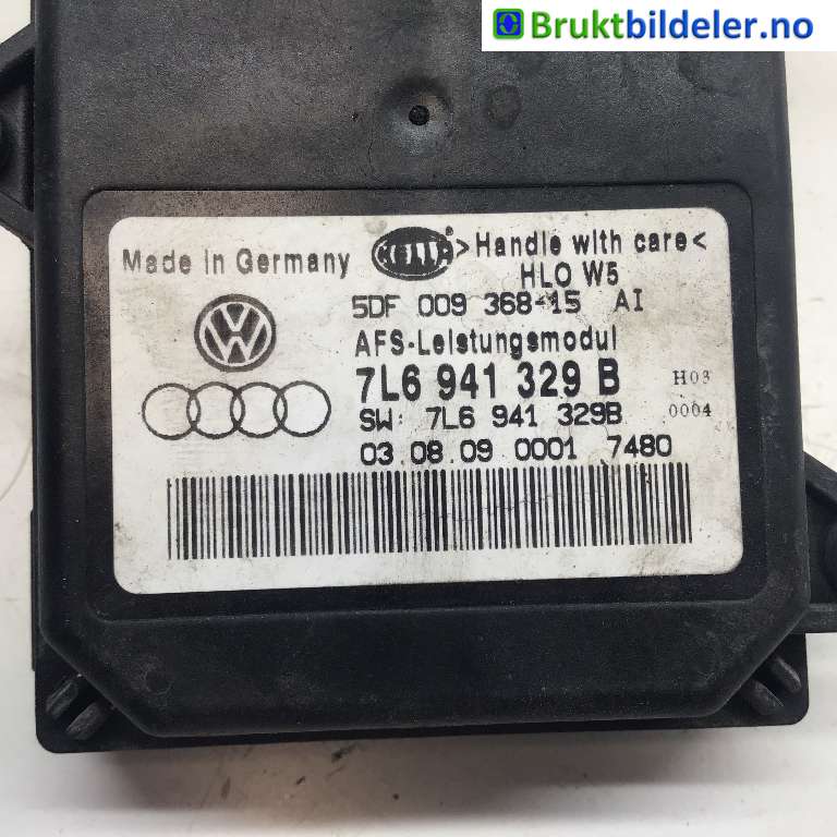 Styreenhet xenon/ballast til VW Tiguan 2007-2011 (Type I, Fase 1) (VOLKSWAGEN|7L6 941 329 B|5DF 009 368-15|)