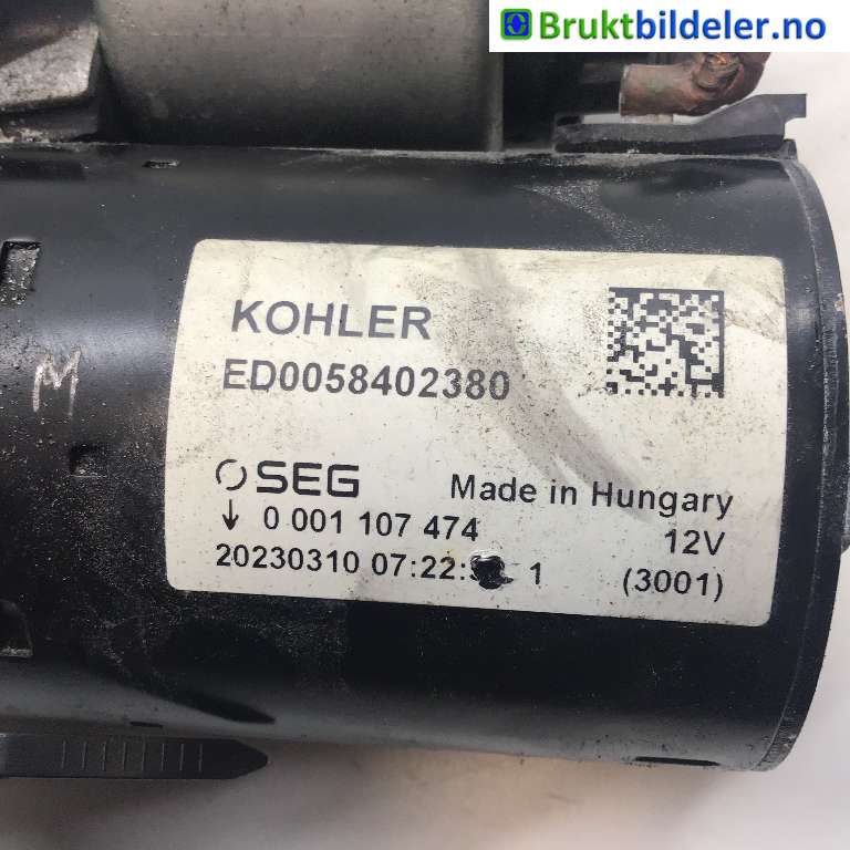 Starter diesel til Mopedbil Ligier JS50 2015-2024 (Type I)  (LIGIER JS50|ED0058402380|0 001 107 474|)