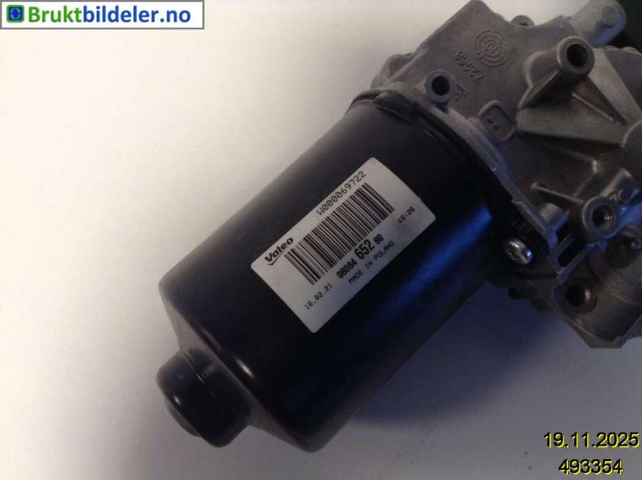 Viskermotor frontrute til Toyota Proace 2016-->> (Type II) (TOYOTA||W000069722|9808465280)