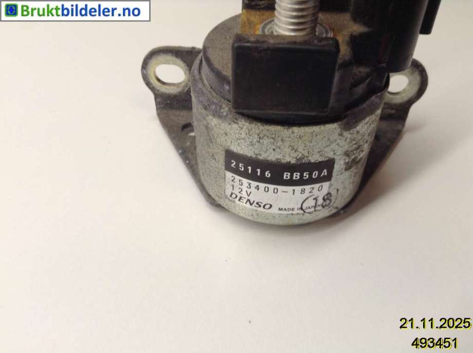 Rele start til Renault Kadjar 2015-->>  (RENAULT|25116-BB50A|253400-1820|)