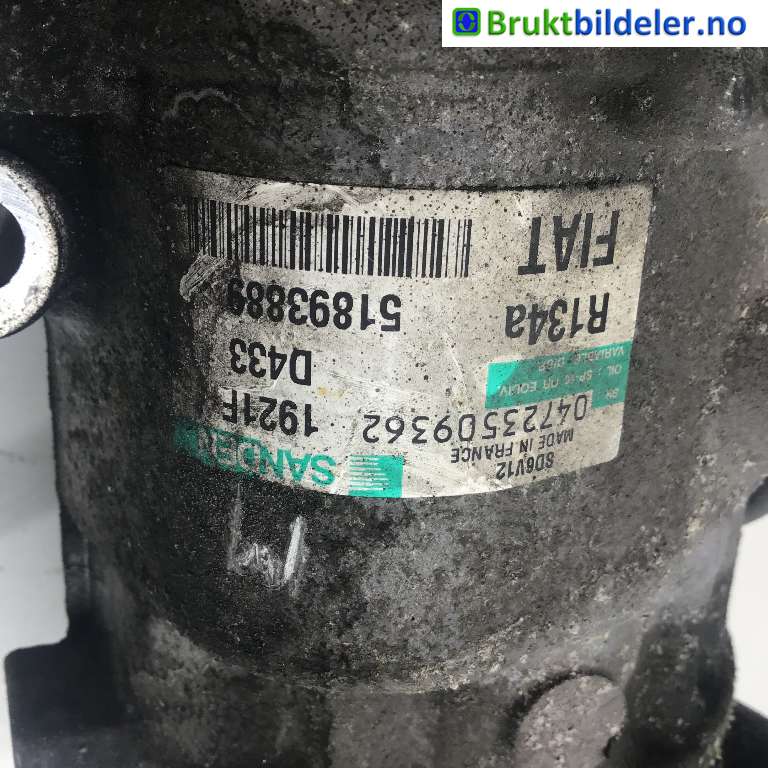 Aircondition kompressor til Opel Combo D 2012-2018  (OPEL|51893889|04723509362|1921F D433)