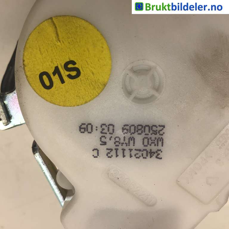 Sikkerhetsbelte foran venstre til VW Tiguan 2007-2011 (Type I, Fase 1)  (VOLKSWAGEN|5N1 857 705 C|)
