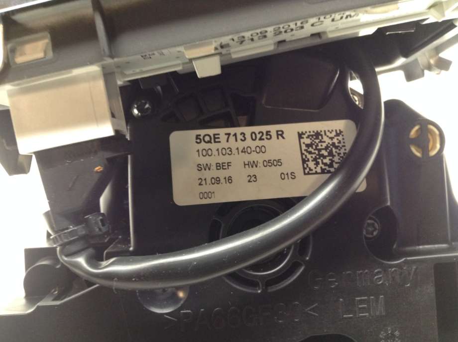 Girstang/girvelger automat til VW e-Golf 2017-2020 (Fase 2)  (VOLKSWAGEN|5QE 713 025 R|)