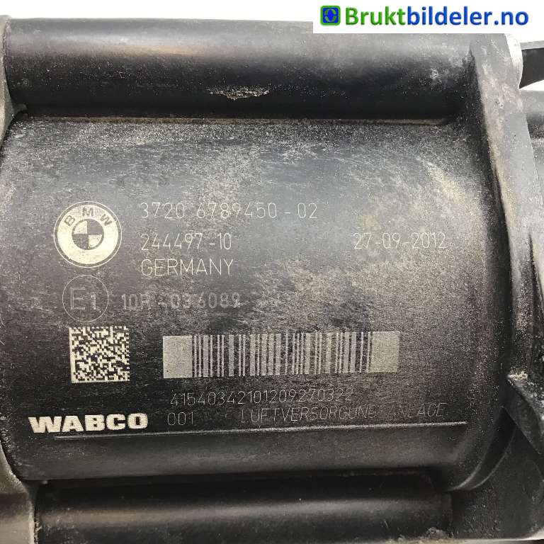 Kompressor nivå/luft til BMW 5-Serie 2010-2017 (F10/F11) (F10/F11) (BMW|37 20 6 789 450|)