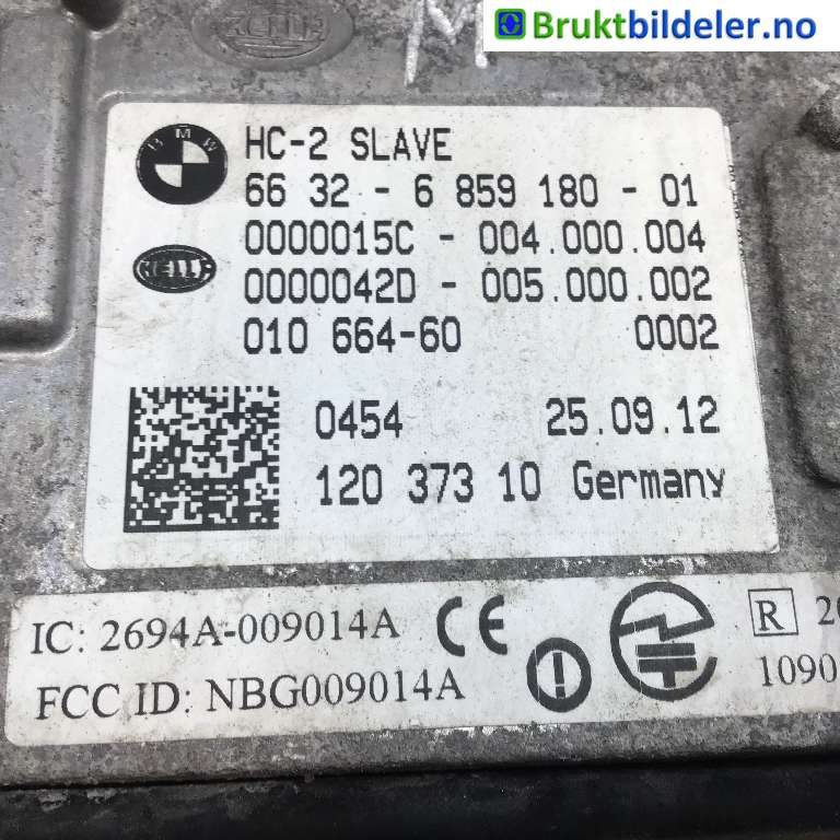 Sensor radar til BMW 5-Serie 2010-2017 (F10/F11) (F10/F11) (BMW|66 32 6 859 180|0000015C-004 000 004|)