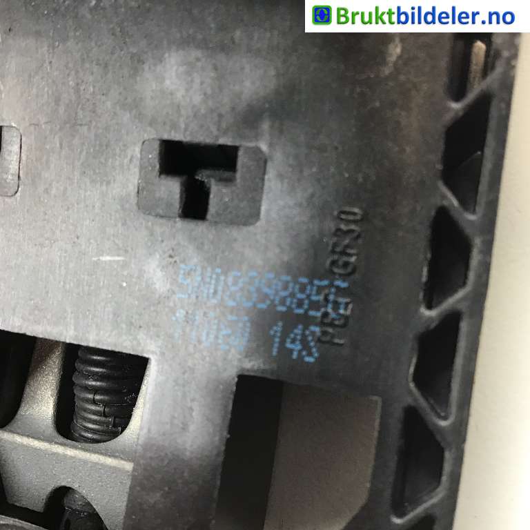 Dørhåndtak utv venstre bak til Škoda Superb 2008-2015 (Type II) (SKODA|5N0 839 885 G|)