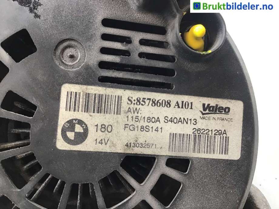 Dynamo til BMW 3-Serie 2012-2018 (F30/F31/F34) (F30/F31/F34) (BMW|07 12 9 908 286|2622129A|FG18S141)