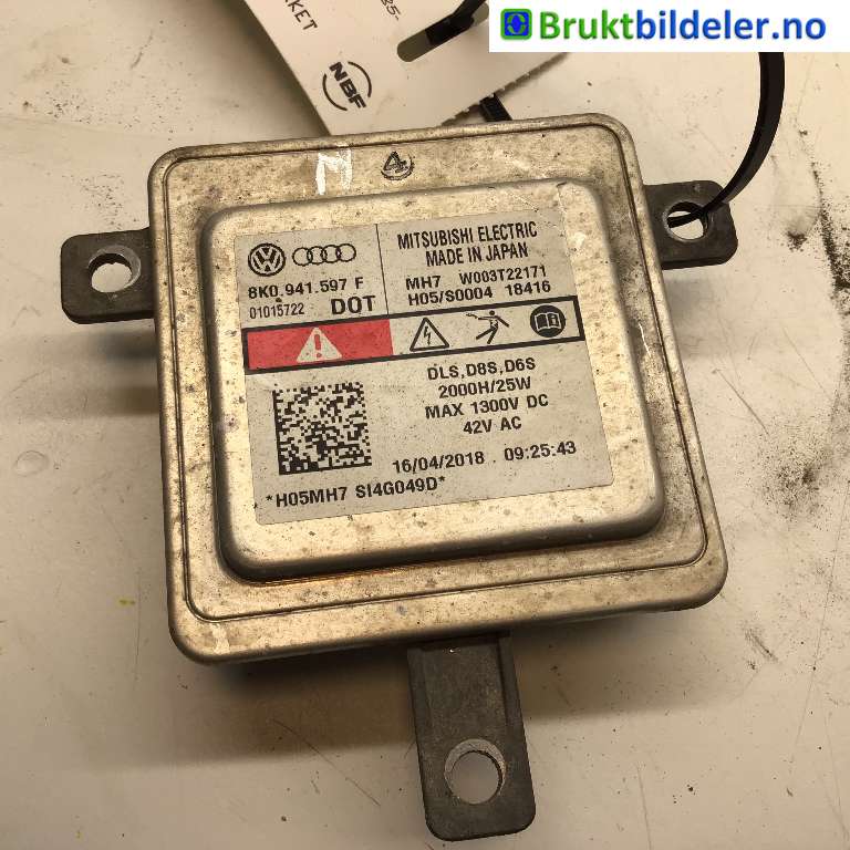 Styreenhet xenon/ballast til VW Caddy 2015-2020 (Type III, Fase 3)  (VOLKSWAGEN|4G0 907 697 G|28548011|)