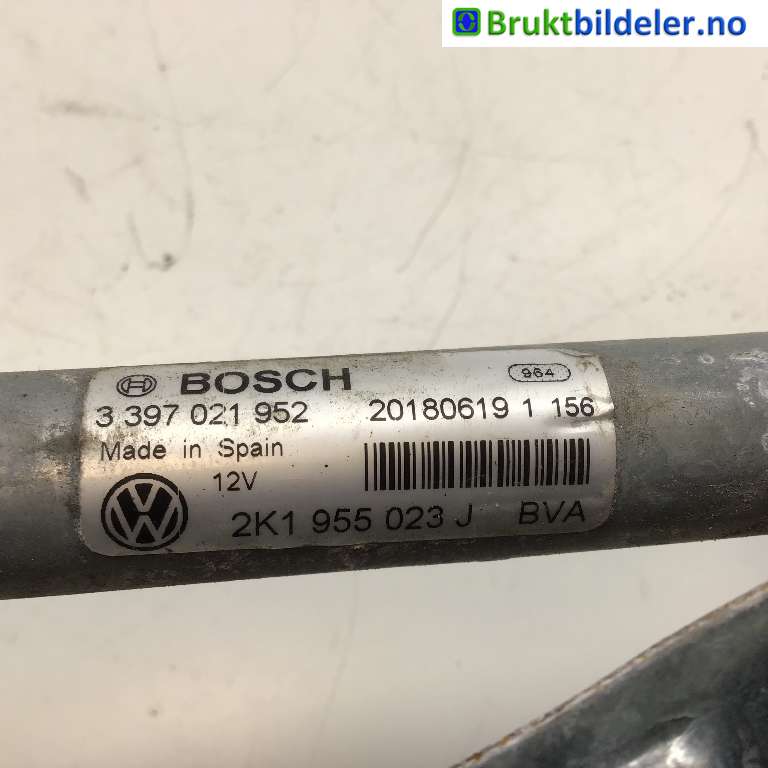 Viskeroverføring til VW Caddy 2015-2020 (Type III, Fase 3)  (VOLKSWAGEN|2K1 955 023 J|3 397 021 952|)