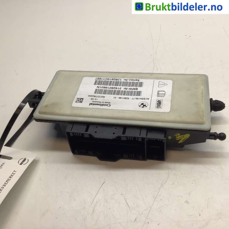 Airbag elektronikk til BMW 5-Serie 2010-2017 (F10/F11) (F10/F11) (BMW|31 92 8 018 601 N|A2C37764200|)