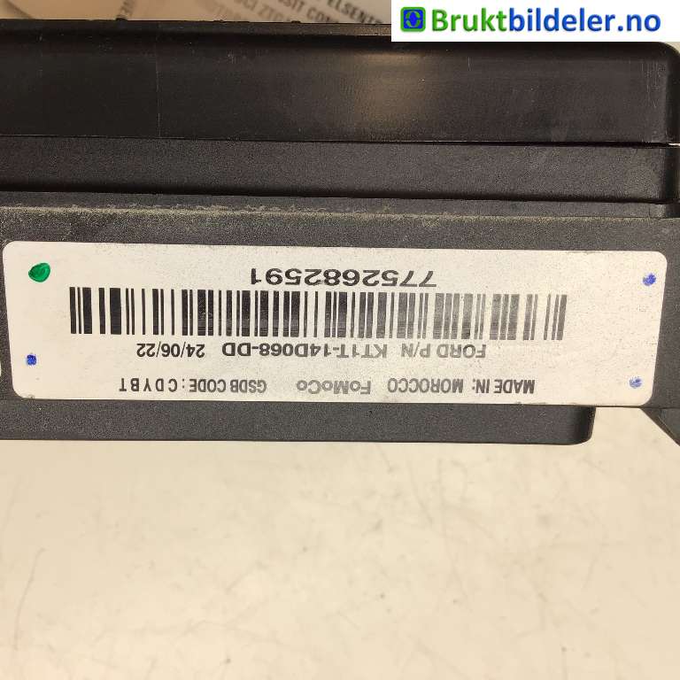 Sikringsboks til Ford Transit Connect 2018-->> Type II, Fase 2 (FORD|KT1T-14D068-DD|)