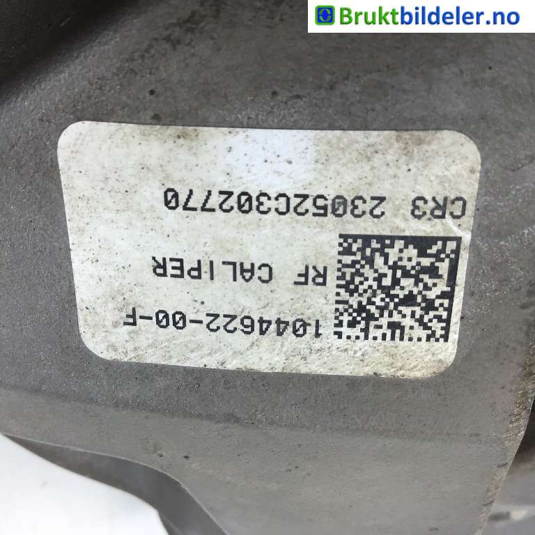 Bremsecaliper høyre foran til Tesla Model 3 2018-2023 (Fase 1)  (TESLA|1044622-00-F|)