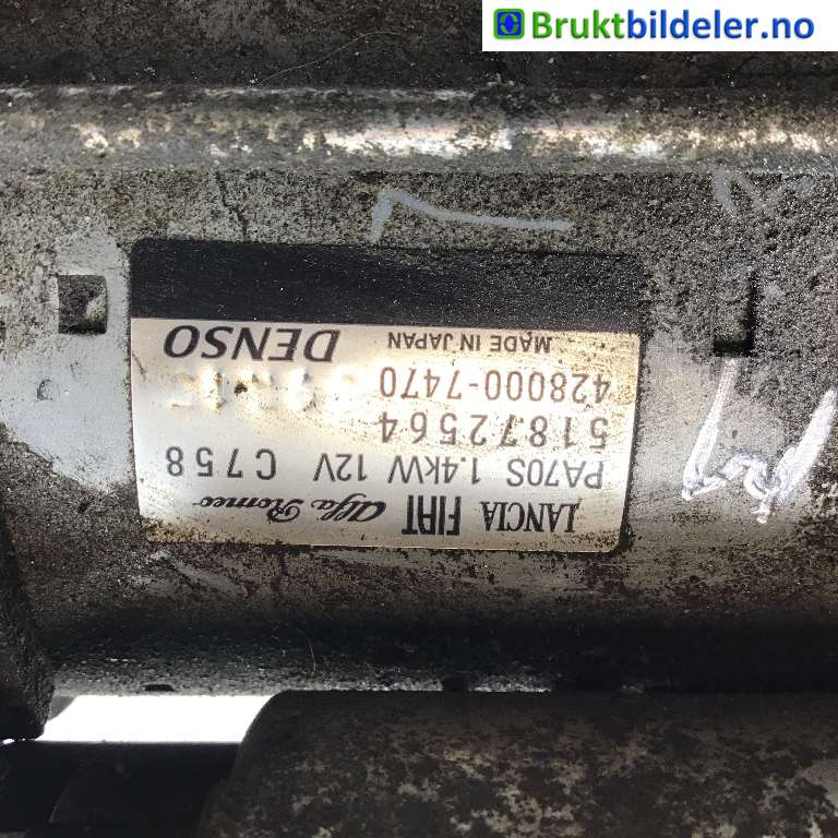 Starter til Fiat Panda 2013-->> (Type III)  (FIAT|51872564|428000-7470|)