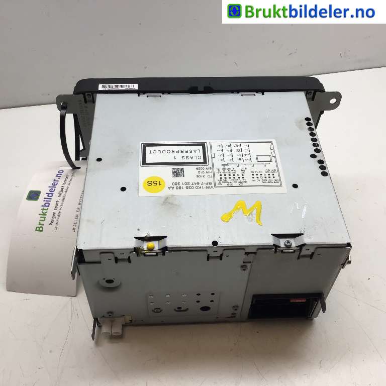 Bilstereo til VW Golf V, Combi 2003-2008  (VOLKSWAGEN|1K0 035 186 AA|7 647 201 360|)