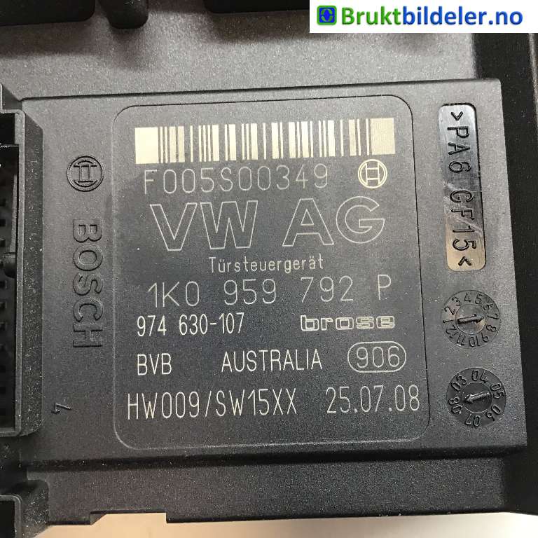 Ruteheis venstre foran til VW Golf V, Combi 2003-2008  (VOLKSWAGEN|1K5 837 402 AN|973567-420|)