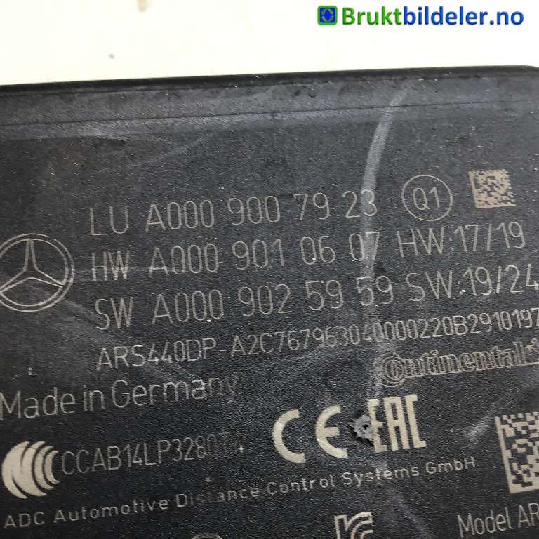 Sensor radar til Mercedes EQC 2019-->>  (MERCEDES|A 000 900 79 23|)