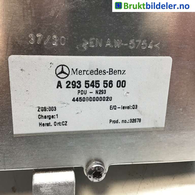 Diverse deler til Mercedes EQC 2019-->>  (MERCEDES|A 293 545 56 00|445000000020|)