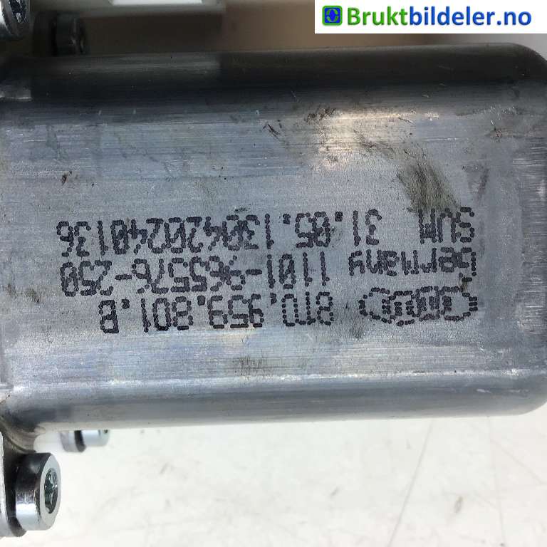 Ruteheis venstre foran til Audi A5 2007-2016 (Type I) (AUDI|8T0 959 801 B|1101-965576-250|)