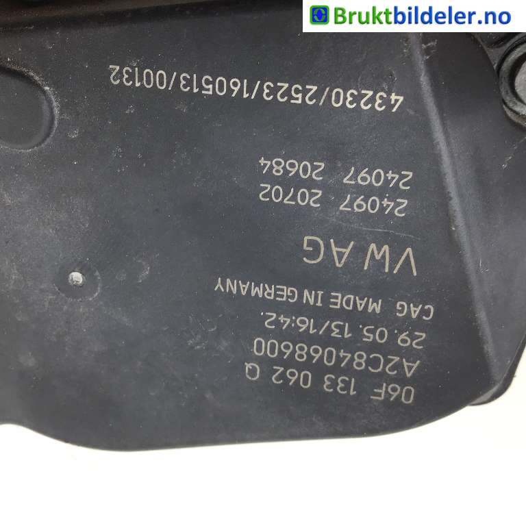 Spjeldhus til Audi A5 2007-2016 (Type I)  (AUDI|06F 133 062 Q|A2C84068600|)
