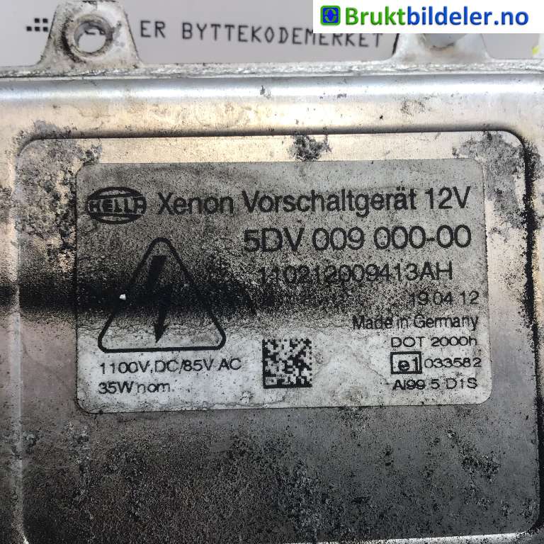 Styreenhet xenon/ballast til VW Golf VI 2008-2012  (VOLKSWAGEN|5M0 907 391|5DV 009 000 00|)
