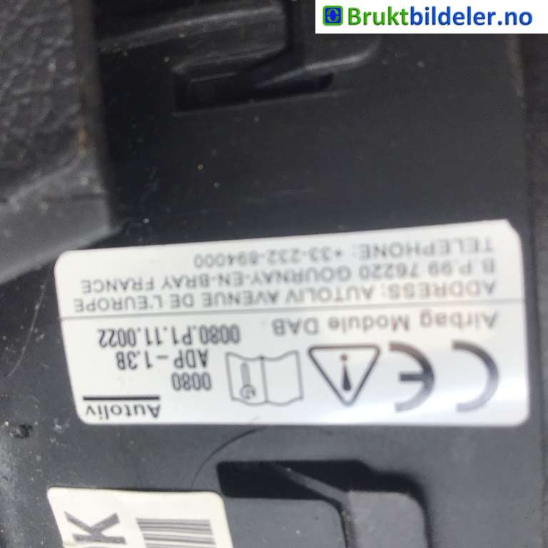 Airbag rattpute til Kia Sorento 2016-->> Type III  (KIA|56900-C5100|0080.P1.11.022|)