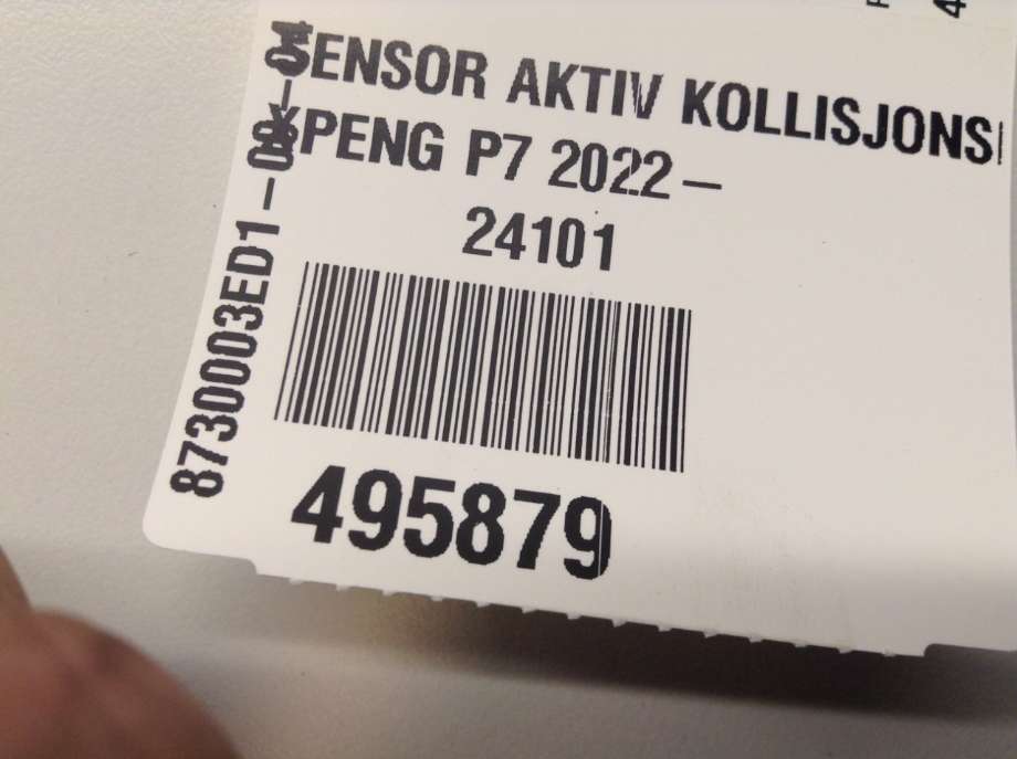 Sensor radar til XPeng P7 2021-->>  (XPENG|8730003ED1-00-04|)