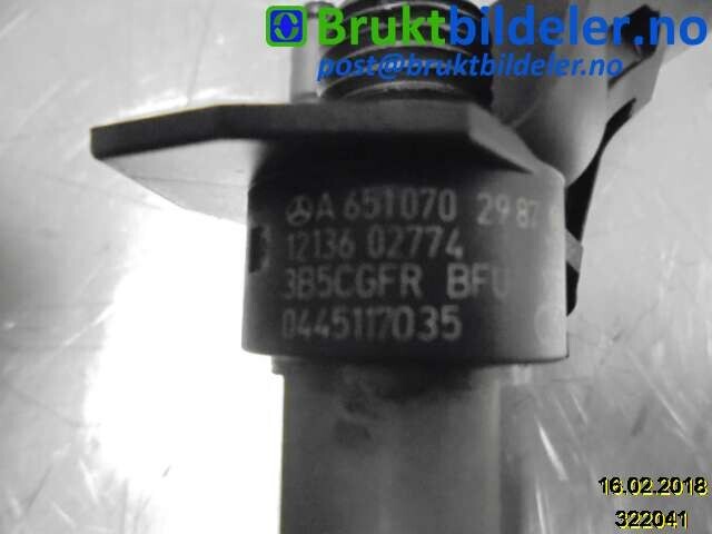 Dyse innsprøyting diesel til Mercedes GLK 2008-2015 (X204) (X204) (MERCEDES|A 651 070 29 87|)