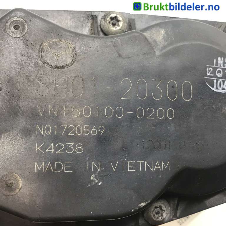 Spjeldhus til Mazda 6 2013-2015 (Type III, Fase 1) (MAZDA|SH01-20300|VN150100-0200|)