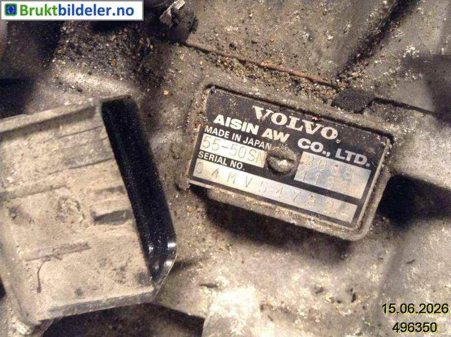Girkasse automat til Volvo S60 2005-2010 (Type I, Fase 2)  (VOLVO|30681186|55-50SN|04MV547824)