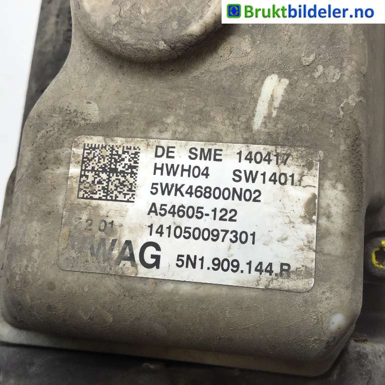 Tannstang elektrisk til VW Passat 2011-2015 (B7) (B7) (VOLKSWAGEN|3AB 423 050 E|5WK46800N02|5N1 909 144 R)