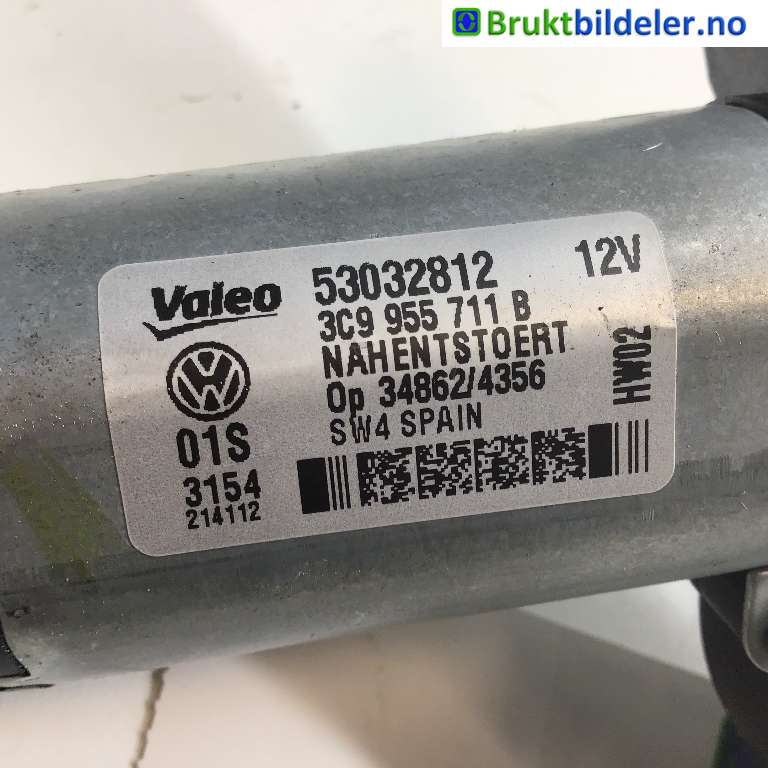 Viskermotor bakrute til VW Passat 2011-2015 (B7) (B7) (VOLKSWAGEN|3C9 955 711 B|53032812|)