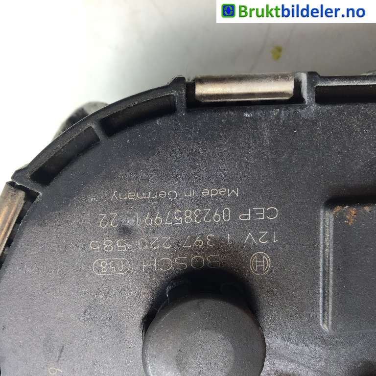 Viskermotor frontrute til Volvo V70 2007-2013 (Type III, Fase 1) (VOLVO|31333457|1 397 220 585|)