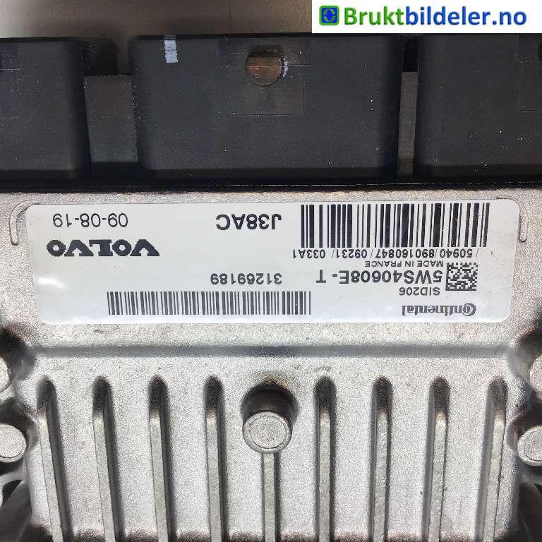 Styreenhet motor til Volvo V70 2007-2013 (Type III, Fase 1)  (VOLVO|31269189|5WS40608E-T|)