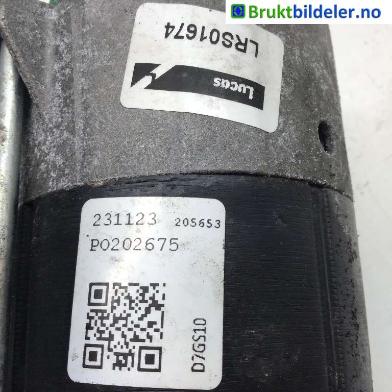 Starter diesel til VW Tiguan 2007-2011 (Type I, Fase 1)  (VOLKSWAGEN|02M 911 024  X|LRS01674|)