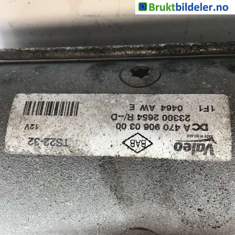 Starter diesel til Nissan Navara 2016-->> (D23) (D23) (NISSAN|2330000Q3E|23300 2654R|A 470 906 03 00)