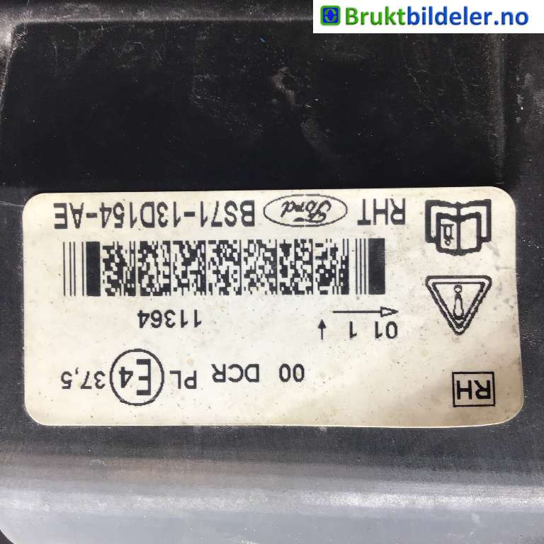 Frontlykt høyre xenon til Ford Mondeo 2011-2014 (Type IV, Fase 2)  (FORD|BS71-13D154-AE|)