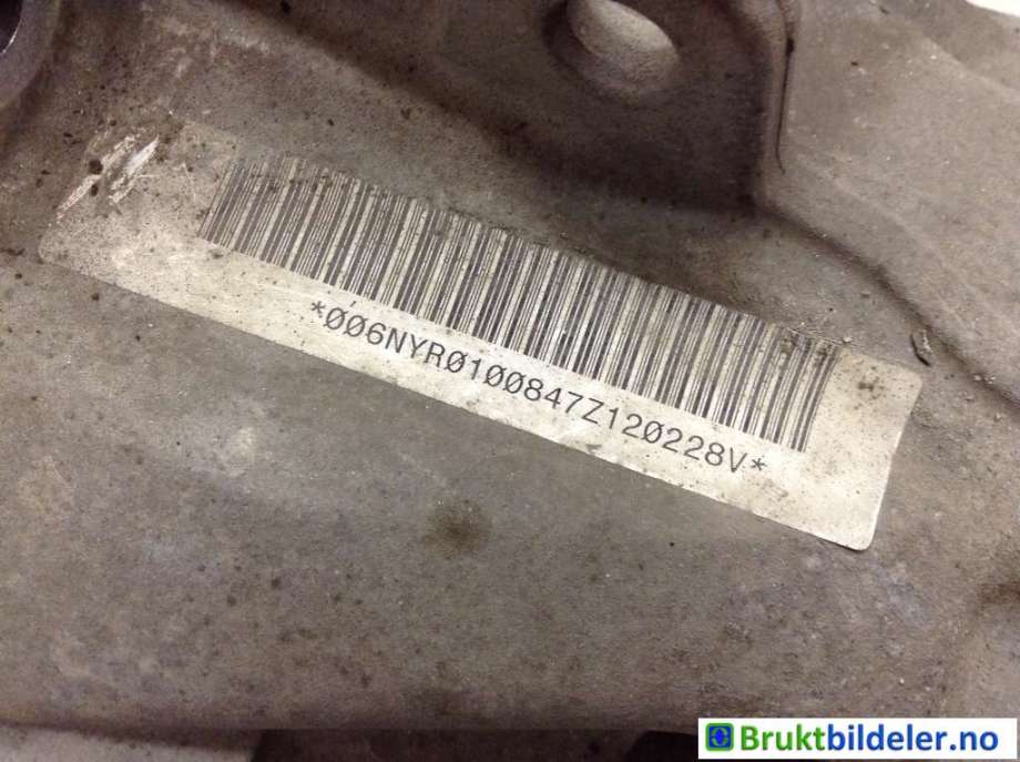 Girkasse manuell 6-trinn til VW Amarok 2010-2016 (Type I, Fase 1)  (VOLKSWAGEN|0C6 300 020 H|NYR|0C6 300 027)