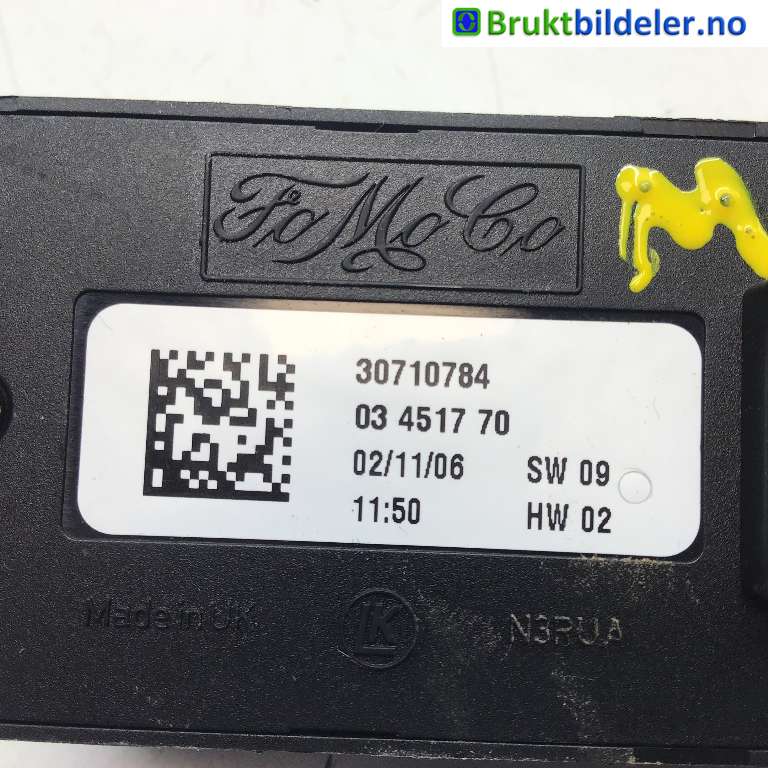 Bryter ruteheis til Volvo C30 2006-2009 (Fase 1) (VOLVO|30710784|03 4517 70|)