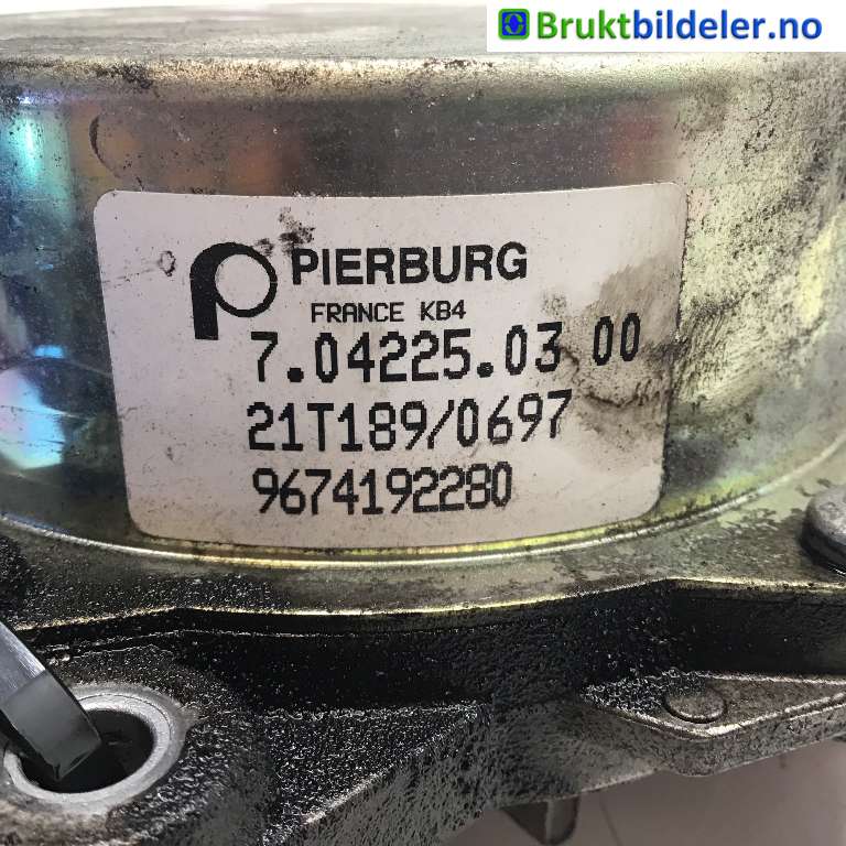 Vakuumpumpe til Toyota Proace 2016-->> (Type II)  (TOYOTA|SU001A4917|7.04225.03.00|9674192280)