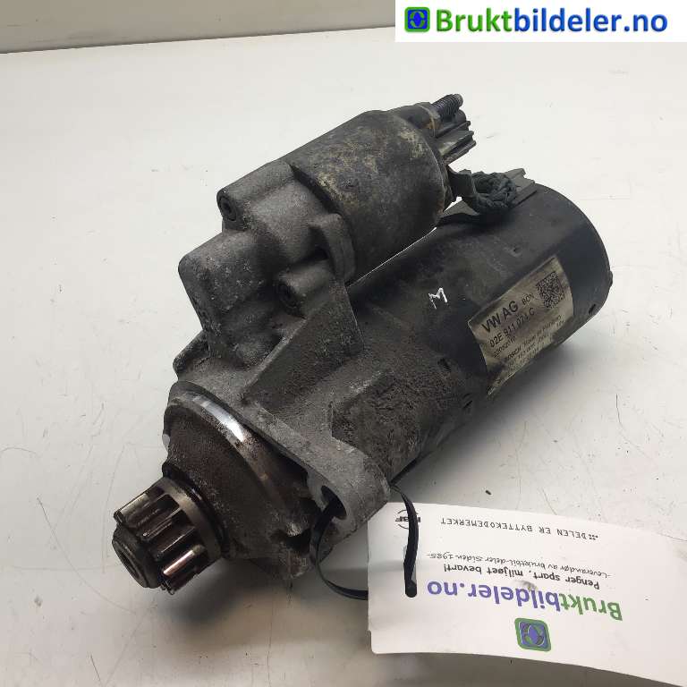 Starter diesel til VW Caddy, 2015-2020 (Type III, Fase 3)  (VOLKSWAGEN|02M 911 024 C)