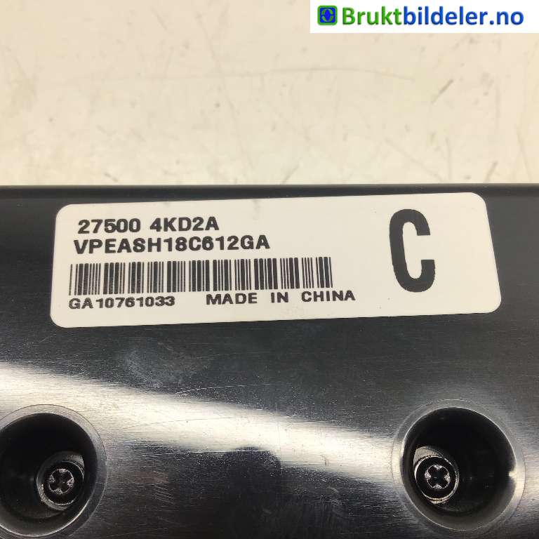 Varmeapparat betjening til Nissan Navara 2016-->> (D23) (D23) (NISSAN|275004KD2A|GA 10761033|)