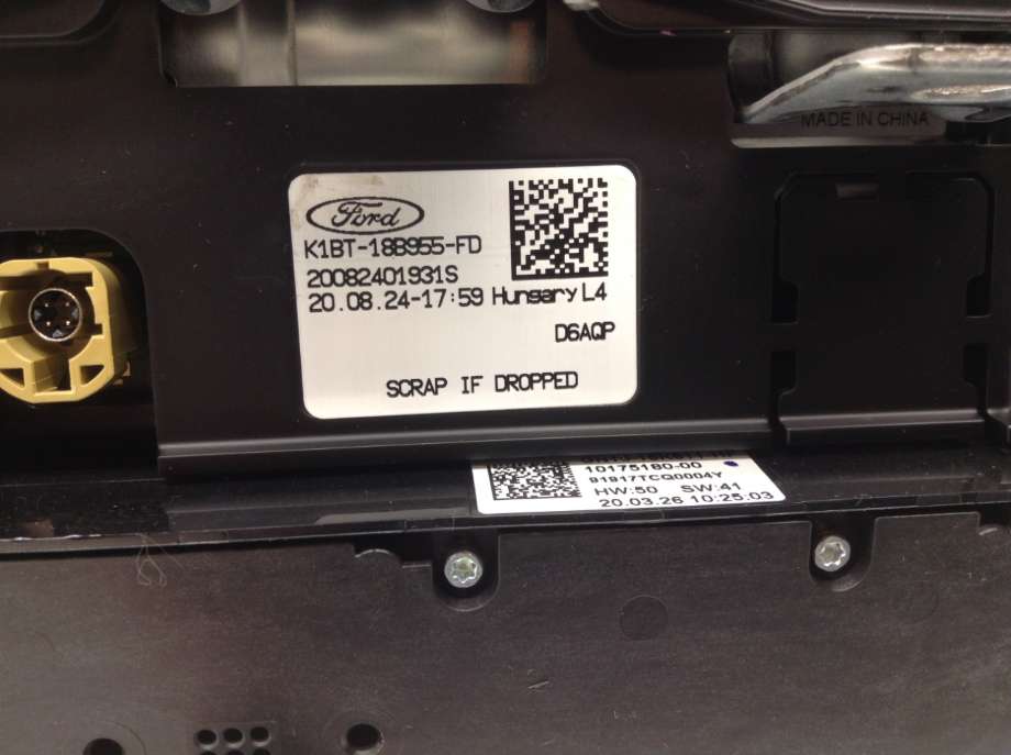 Instrument kjørecomputer til Ford Puma 2019-->>  (FORD|K1BT-18B955-FD|GN15-18K811-HF|L1BT-18B955-FC)