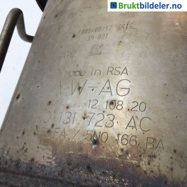 Partikkelfilter til VW Golf VI 2008-2012  (VOLKSWAGEN|1K0 131 723 AC|)