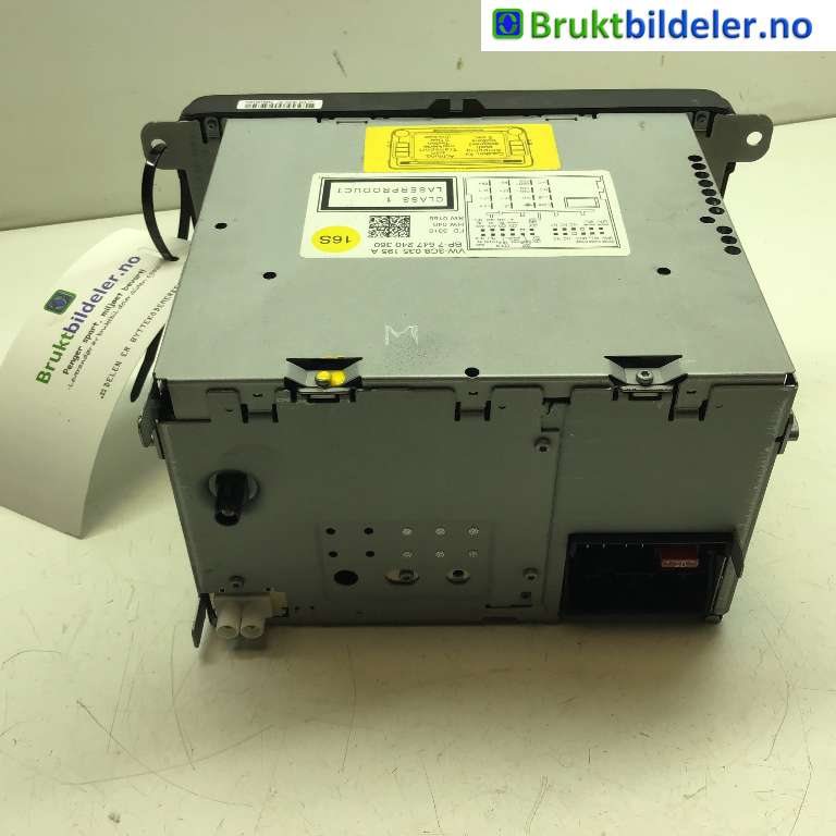 Bilstereo til VW Golf VI 2008-2012  (VOLKSWAGEN|3C8 035 195 A|815 7 647 239 360|)